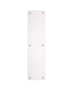 Zoo Hardware ZAS32RDPS Finger Plate - Blank (Radius) 75mm x 650mm - PSS Polished Stainless