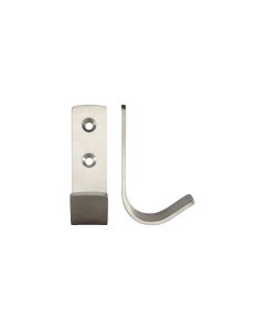 Zoo Hardware ZAS72SS Single Coat Hook Satin Stainless