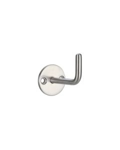Zoo Hardware ZAS74SS Circular Single Robe Hook Satin Stainless