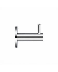 Zoo Hardware Wall Mounted Hook w/ Rose PS finish ZAS75PS