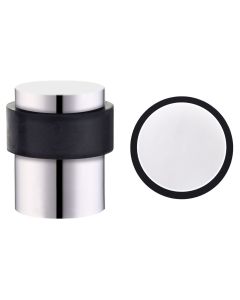 STEELWORKS FDS040PSS Solid Floor Mounted Door Stop 40 x 29mm - Polished Stainless Steel