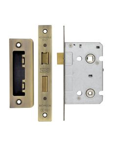 Vier ZBC64FB Bathroom Lock 2.5" - 57mm c/c Florentine Bronze
