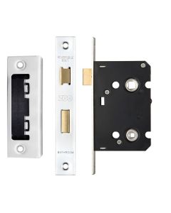 Vier ZBC64PS Bathroom Lock 2.5" - 57mm c/c Polished Stainless