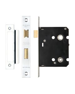 Vier ZBC76PS Bathroom Lock 3" - 57mm c/c Polished Stainless