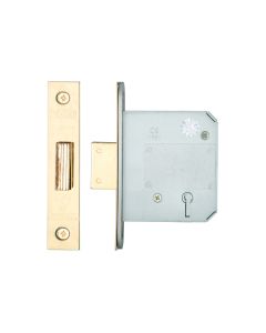 Zoo Hardware ZBSD76PVD British Standard 5 Lever Deadlock - 76mm Pvd