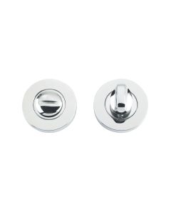Zoo Hardware ZCS004PS Turn and Release complete with escutcheon and 5mm spindle - 52mm Rose - Grade 304 Polished Stainless