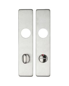 Zoo Hardware ZCS33SS78 Cover plate for 19 mm and 22mm RTD Lever on Backplate - Din Bathroom/78mm Centres Satin Stainless