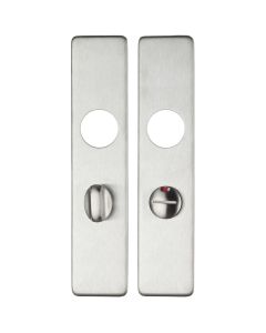 Zoo Hardware ZCS33SS Cover plate for 19 mm and 22mm RTD Lever on Backplate - Bathroom 57mm Satin Stainless