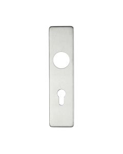 Zoo Hardware ZCS41EPSS72 Cover plate for 19 mm RTD Lever on Short Backplate - Din Euro Profile/72mm Centres - 45mm x 180mm Satin Stainless