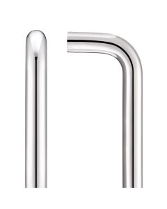 ZOO HARDWARE ZCSD300BP 19mm D Pull Handle - 300mm Centers - Grade 304 - Bolt Through Fixings Polished Stainless