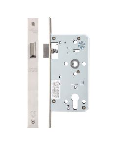 Zoo Hardware ZDL0055LSS Din Latch - Backset 55mm Satin Stainless