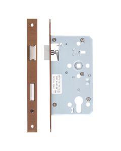 Zoo Hardware Mortice Escape Sashlock - 72mm Centres, 60mm Backset - Square Forend, Satin Bronze  ZDL7260ESC-S-PVDBZ