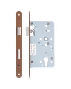 Zoo Hardware Mortice Escape Sashlock - 72mm Centres, 60mm Backset - Radius Forend, Satin Bronze  ZDL7260ESC-R-PVDBZ