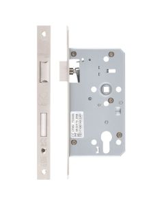 Zoo Hardware Mortice Escape Sashlock - 72mm Centres, 60mm Backset - Square Forend, Satin Stainless Steel  ZDL7260ESC-S-SSS