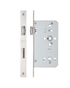Zoo Hardware ZDL7260LL-PVDSB DIN lift To Lock - 72mm c/c 1 Pc Forend Square PVD Satin Brass