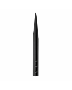 Zoo hardware Extended Arm For Double Rebated Door Selector - 202mm, Black  ZDS0036-ARM/202-BLK
