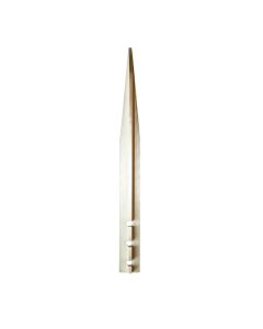 Zoo hardware Extended Arm For Double Rebated Door Selector - 152mm, Silver  ZDS0036-ARM/152-SE