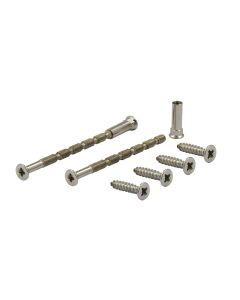 Zoo Hardware ZFP01 Spare Fixing Pack - suitable for ZCS, ZCS2, ZCS316 and Vier Levers M4 bolt x 75mm long Satin Stainless