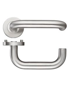 Zoo Hardware ZG4S030 19mm Return to Door Lever Door Handle - Grade 4 Satin Stainless