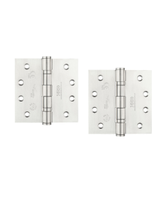 Zoo Hardware ZHSS244S Grade 13 Ball Bearing Hinge Stainless Steel - Grade 201 - 100 x 100 x 3mm Satin Stainless