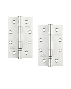 Zoo Hardware ZHSS63P Slim Knuckle Bearing Hinge Stainless Steel - Grade 201 - 102 x 63 x 2.5mm Polished Stainless