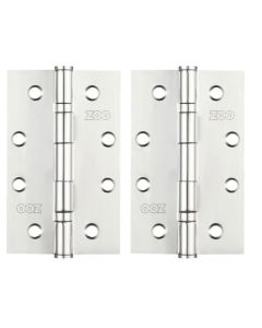 Zoo Hardware ZHSS63P Slim Knuckle Bearing Hinge Stainless Steel - Grade 201 - 102 x 63 x 2.5mm Polished Stainless