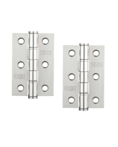 Zoo Hardware ZHSSW232P 2 Washered Hinge Stainless Steel - Grade 201 - 3"x2"x2mm Polished Stainless