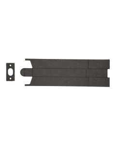 Zoo Hardware ZIF0360G 2mm Flush Bolt Intumescent to suit ZAS09 and ZAS13 - 3 Sided - Graphite
