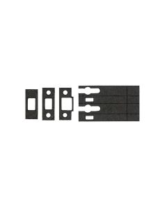 Zoo Hardware ZITL0260G 2mm Universal Tubular Latch Intumescent to suit 4" and 5" Tubular Latches - Graphite