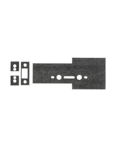 Zoo Hardware ZIUKFL30G 1mm Universal Flat Latch Intumescent to suit ZUKF - Graphite