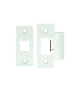 Zoo Hardware ZLAP01-PCW Spare Sq.Acc Pk for Heavy Duty Tubular Latch - Powder Coated White