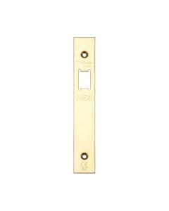 Zoo Hardware ZLAP12-PVDSB Spare Sq.Acc Pk for UK Upright Latch - Contains Forend, Strike & Screws - PVD Satin Brass