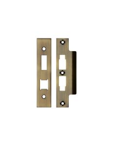 Zoo Hardware ZLAP16BFB Spare Acc Pk for UK Horizontal 3L Locks - *BLANK* - Contains Forend, Strike and Fixing Screws (Lock Version) Florentine Bronze
