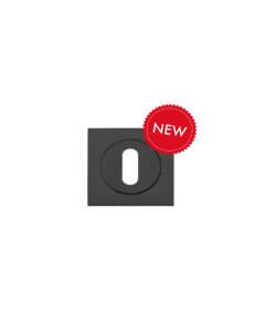 Zoo Hardware ZPZSQ002-OMB Square Escutcheon - Standard Keyway Matt Black