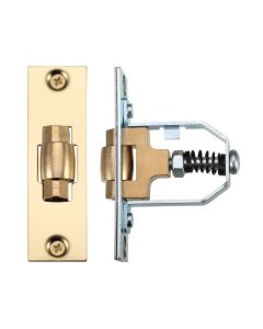 Zoo Hardware ZRL76PB Adjustable Roller Latch Polished Brass