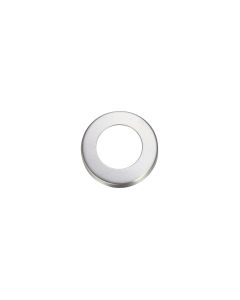 Zoo Hardware ZRP02SS Rose Pack - 2 x Push on Roses - Suitable for SS304 19mm, 22mm and 30mm Satin Stainless