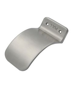 Zoo Hardware ZS-HFP002CFF-SSS Hands Free Pull Face Fixed - Casted Body Plain Satin Stainless Steel