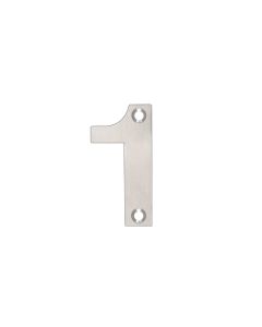 Zoo Hardware ZSN01SS Numerals - No 1 - 50mm Satin Stainless