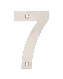 Zoo Hardware ZSN07BSS Door Numeral - No 7 - 102mm Satin Stainless