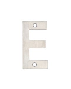 Zoo Hardware ZSNESS75 Door Letter - E - 75mm Satin Stainless