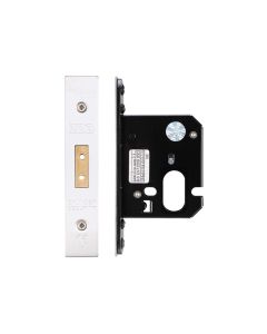 Zoo Hardware ZUKD64OPSS Oval Profile Dead Lock - 64mm C/W SSS Forend and Strike Satin Stainless