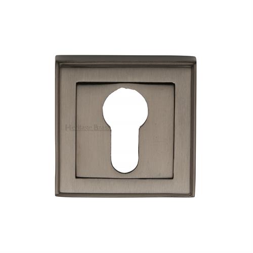 Heritage Brass DEC7020-MB Euro Profile Cylinder Escutcheon Matt Bronze finish