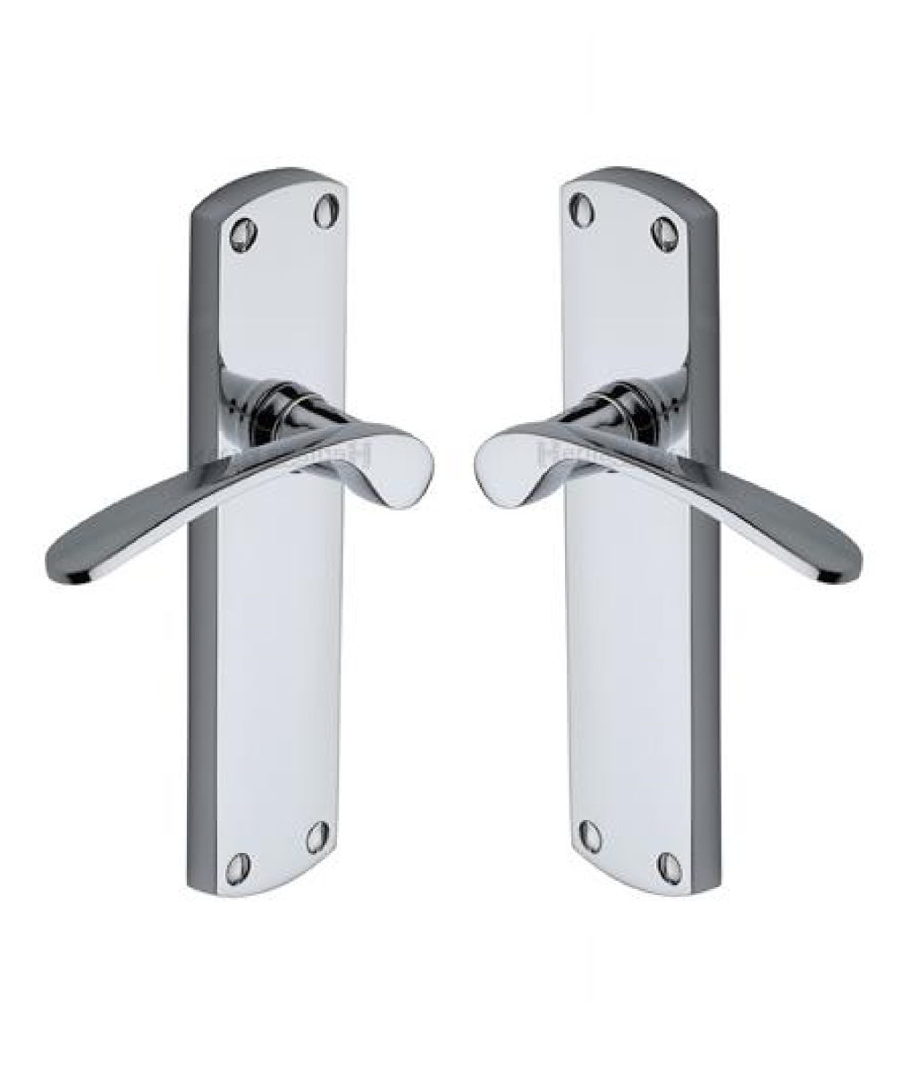 Heritage Brass DIP7810-PC Door Handle Lever Latch Diplomat Design Polished Chrome finish