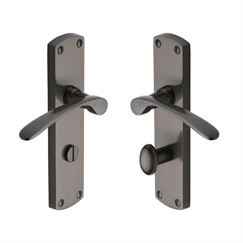 Heritage Brass DIP7830-MB Door Handle for Bathroom Diplomat Design Matt Bronze finish