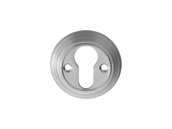 Delamain DK1SC Delamain - Escutcheon Euro Profile Round Face Fix Satin Chrome