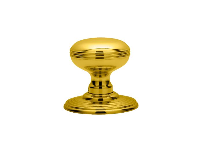 Delamain DK39C Delamain Ringed Knob (Concealed Fix) Polished Brass
