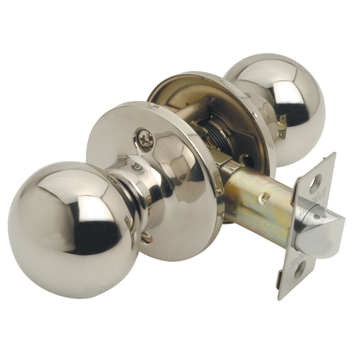 Bala Passage Door Knob Set - Polished Stainless Steel