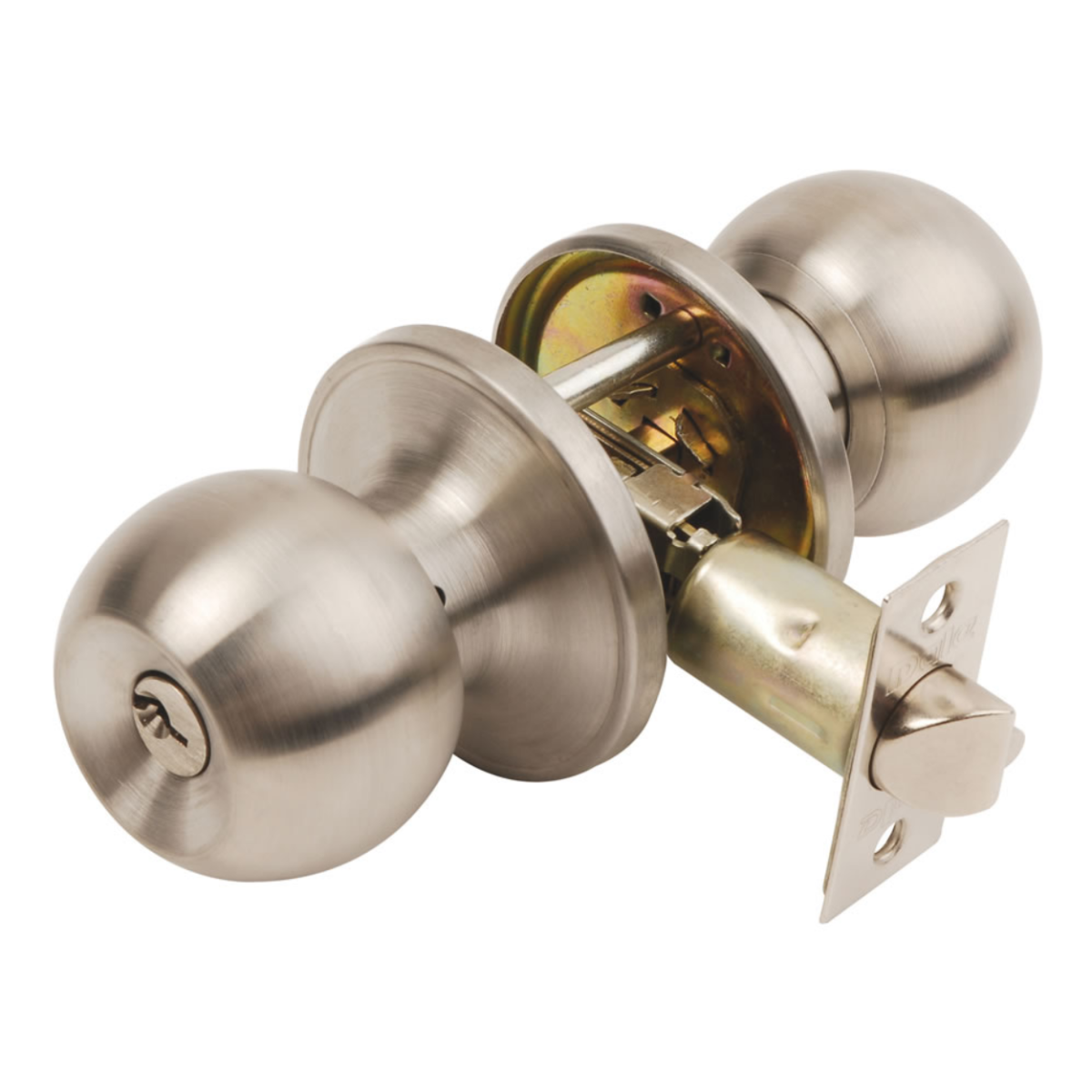 Bala Entrance Door Knob Set - Satin Stainless Steel