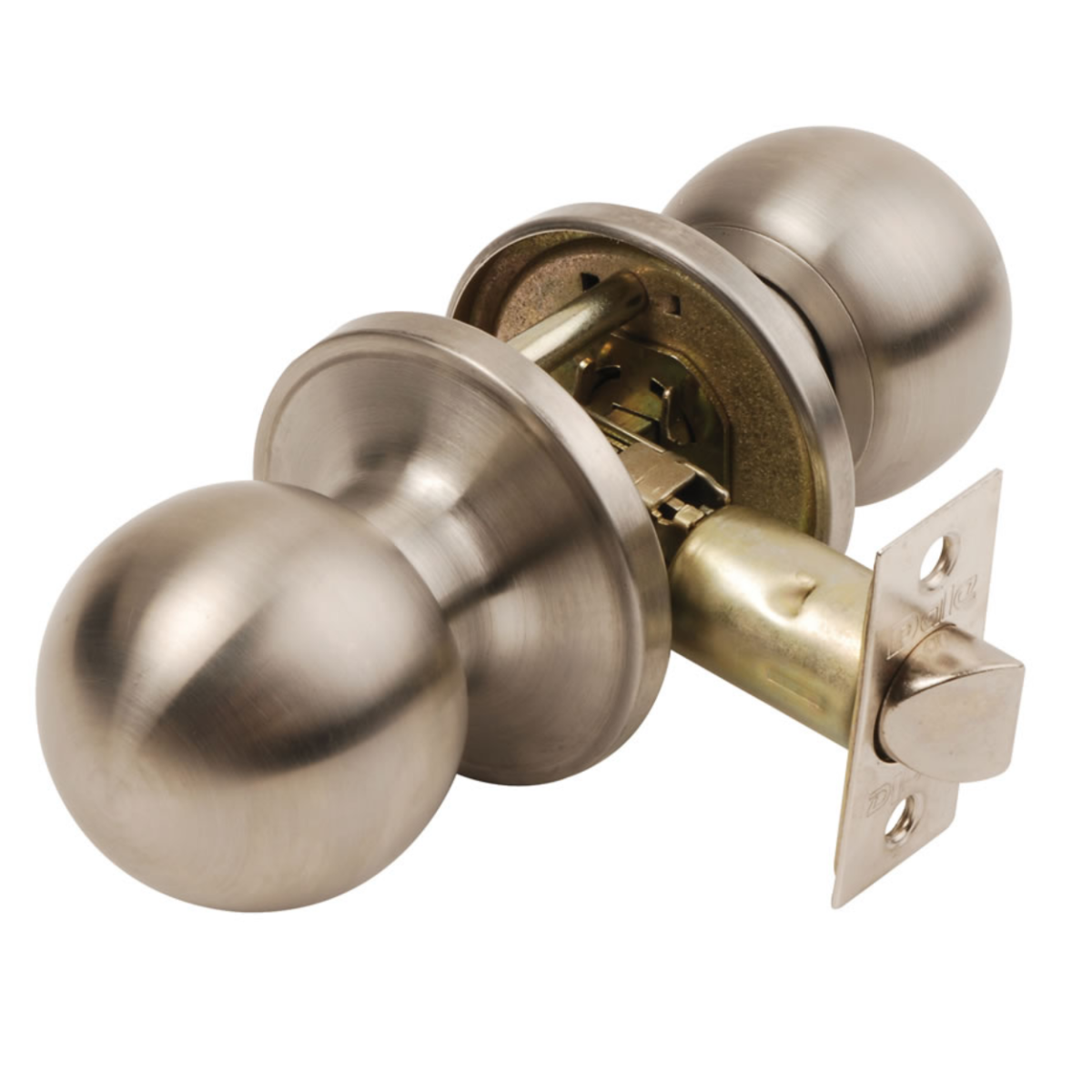 Bala Passage Door Knob Set - Satin Stainless Steel