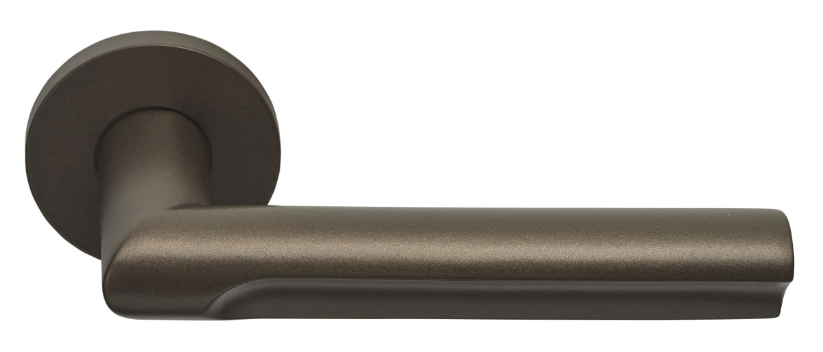 FORMANI ECLIPSE DR103-G solid sprung door handle on rose bronze